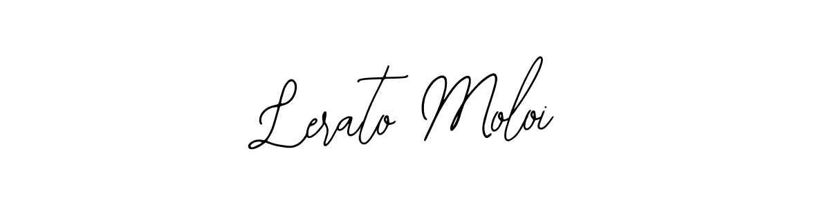 Use a signature maker to create a handwritten signature online. With this signature software, you can design (Bearetta-2O07w) your own signature for name Lerato Moloi. Lerato Moloi signature style 12 images and pictures png