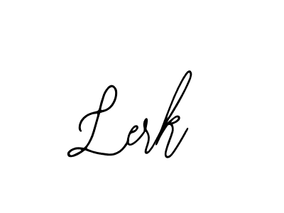 if you are searching for the best signature style for your name Lerk. so please give up your signature search. here we have designed multiple signature styles  using Bearetta-2O07w. Lerk signature style 12 images and pictures png