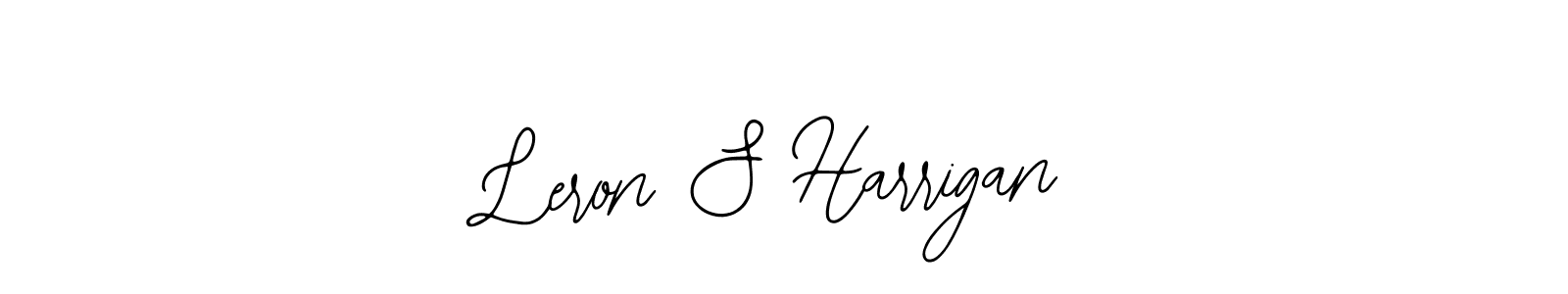 This is the best signature style for the Leron S Harrigan name. Also you like these signature font (Bearetta-2O07w). Mix name signature. Leron S Harrigan signature style 12 images and pictures png