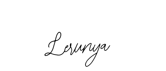 Create a beautiful signature design for name Lerunya. With this signature (Bearetta-2O07w) fonts, you can make a handwritten signature for free. Lerunya signature style 12 images and pictures png