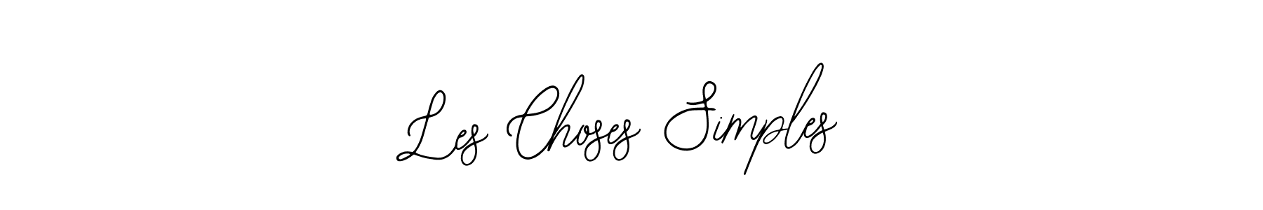 How to Draw Les Choses Simples signature style? Bearetta-2O07w is a latest design signature styles for name Les Choses Simples. Les Choses Simples signature style 12 images and pictures png
