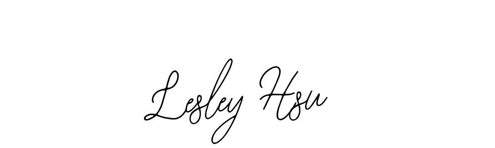 Make a short Lesley Hsu signature style. Manage your documents anywhere anytime using Bearetta-2O07w. Create and add eSignatures, submit forms, share and send files easily. Lesley Hsu signature style 12 images and pictures png