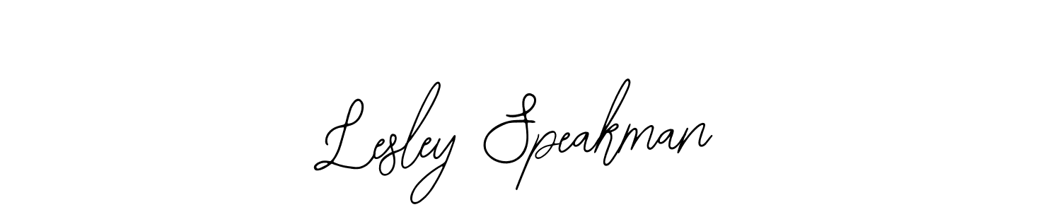 if you are searching for the best signature style for your name Lesley Speakman. so please give up your signature search. here we have designed multiple signature styles  using Bearetta-2O07w. Lesley Speakman signature style 12 images and pictures png