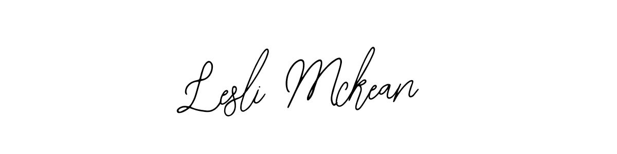 How to make Lesli Mckean signature? Bearetta-2O07w is a professional autograph style. Create handwritten signature for Lesli Mckean name. Lesli Mckean signature style 12 images and pictures png