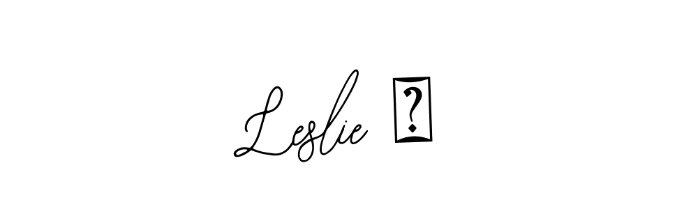 Leslie ❤ stylish signature style. Best Handwritten Sign (Bearetta-2O07w) for my name. Handwritten Signature Collection Ideas for my name Leslie ❤. Leslie ❤ signature style 12 images and pictures png