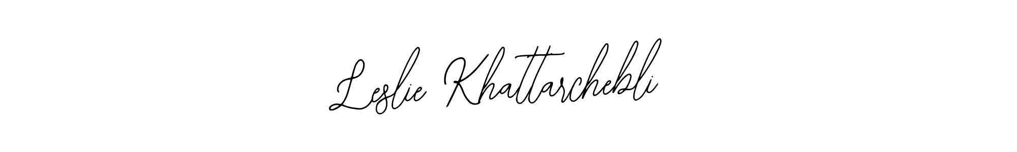 Design your own signature with our free online signature maker. With this signature software, you can create a handwritten (Bearetta-2O07w) signature for name Leslie Khattarchebli. Leslie Khattarchebli signature style 12 images and pictures png