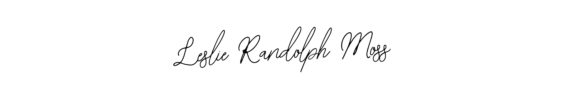 Bearetta-2O07w is a professional signature style that is perfect for those who want to add a touch of class to their signature. It is also a great choice for those who want to make their signature more unique. Get Leslie Randolph Moss name to fancy signature for free. Leslie Randolph Moss signature style 12 images and pictures png