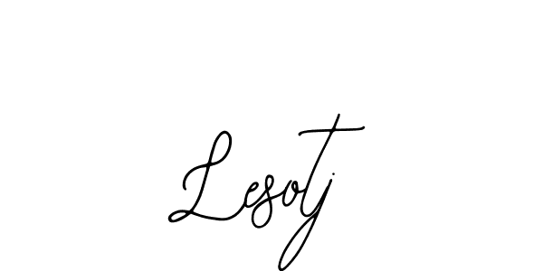 Lesotj stylish signature style. Best Handwritten Sign (Bearetta-2O07w) for my name. Handwritten Signature Collection Ideas for my name Lesotj. Lesotj signature style 12 images and pictures png