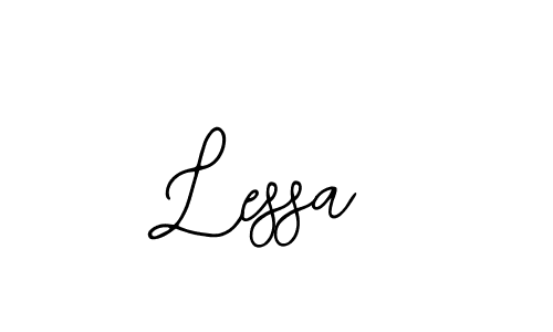 Design your own signature with our free online signature maker. With this signature software, you can create a handwritten (Bearetta-2O07w) signature for name Lessa. Lessa signature style 12 images and pictures png