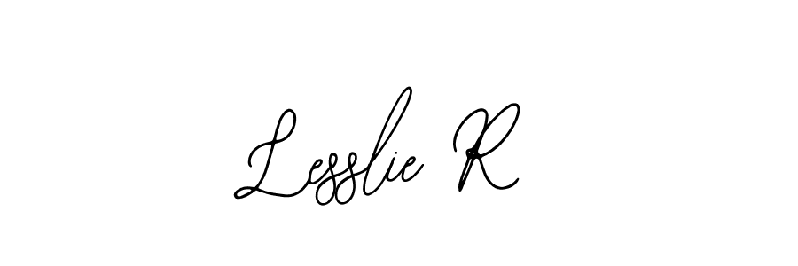 Also we have Lesslie R name is the best signature style. Create professional handwritten signature collection using Bearetta-2O07w autograph style. Lesslie R signature style 12 images and pictures png
