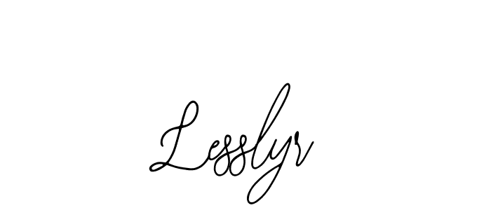Use a signature maker to create a handwritten signature online. With this signature software, you can design (Bearetta-2O07w) your own signature for name Lesslyr. Lesslyr signature style 12 images and pictures png