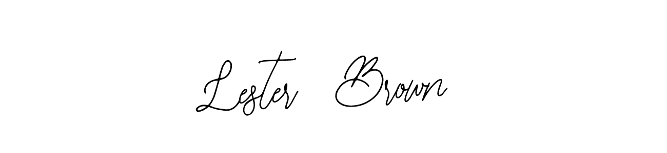 Make a beautiful signature design for name Lester  Brown. With this signature (Bearetta-2O07w) style, you can create a handwritten signature for free. Lester  Brown signature style 12 images and pictures png