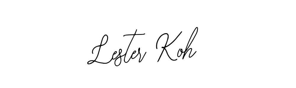 Make a beautiful signature design for name Lester Koh. Use this online signature maker to create a handwritten signature for free. Lester Koh signature style 12 images and pictures png