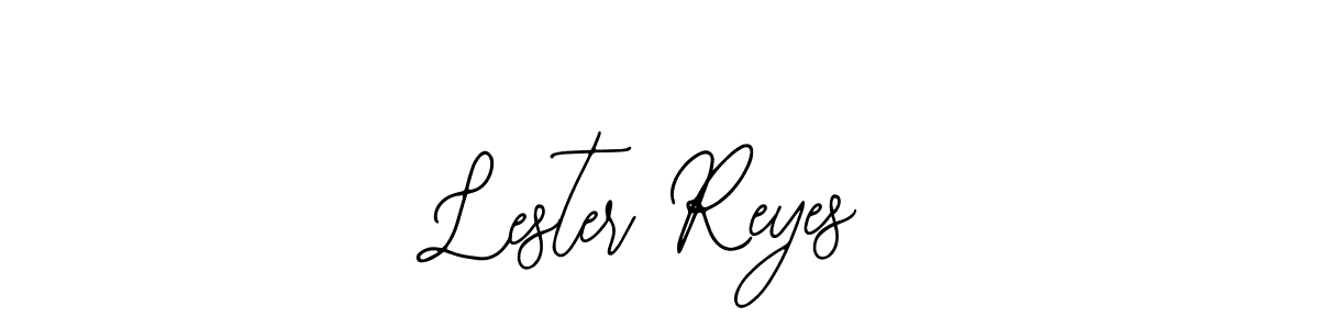 How to make Lester Reyes name signature. Use Bearetta-2O07w style for creating short signs online. This is the latest handwritten sign. Lester Reyes signature style 12 images and pictures png