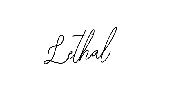 Also You can easily find your signature by using the search form. We will create Lethal name handwritten signature images for you free of cost using Bearetta-2O07w sign style. Lethal signature style 12 images and pictures png