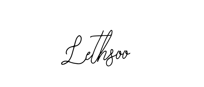 Also You can easily find your signature by using the search form. We will create Lethsoo name handwritten signature images for you free of cost using Bearetta-2O07w sign style. Lethsoo signature style 12 images and pictures png