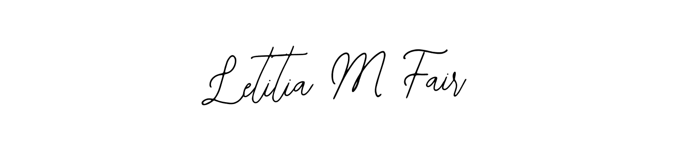 Design your own signature with our free online signature maker. With this signature software, you can create a handwritten (Bearetta-2O07w) signature for name Letitia M Fair. Letitia M Fair signature style 12 images and pictures png