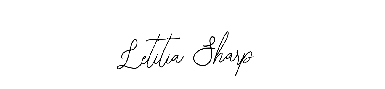 How to Draw Letitia Sharp signature style? Bearetta-2O07w is a latest design signature styles for name Letitia Sharp. Letitia Sharp signature style 12 images and pictures png