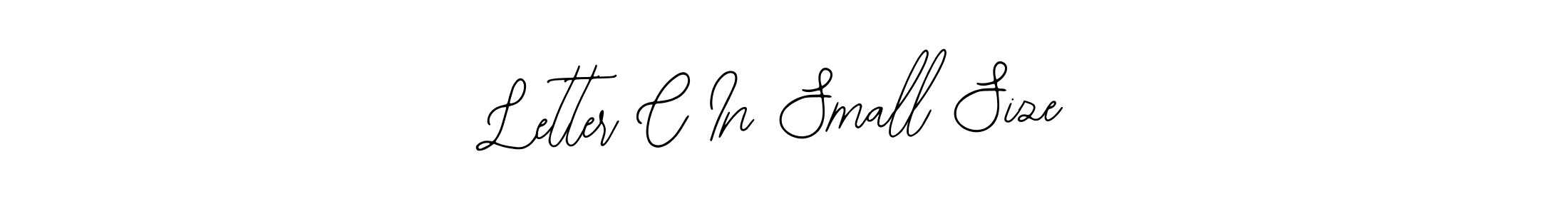 How to make Letter C In Small Size signature? Bearetta-2O07w is a professional autograph style. Create handwritten signature for Letter C In Small Size name. Letter C In Small Size signature style 12 images and pictures png