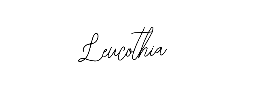 How to make Leucothia name signature. Use Bearetta-2O07w style for creating short signs online. This is the latest handwritten sign. Leucothia signature style 12 images and pictures png