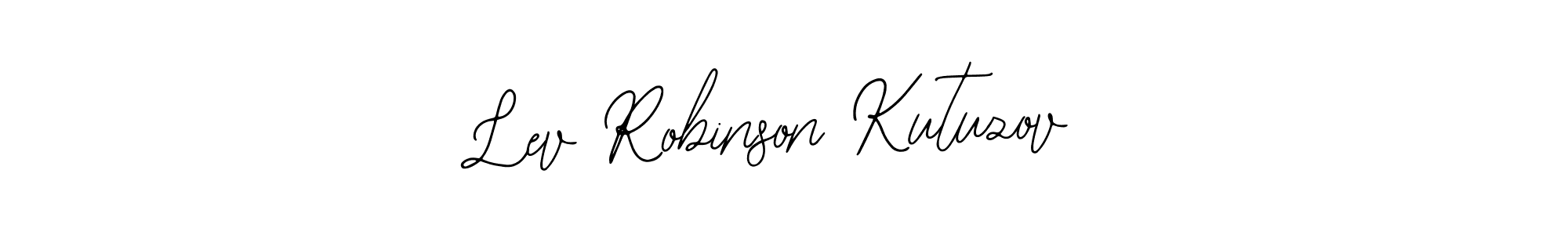 if you are searching for the best signature style for your name Lev Robinson Kutuzov. so please give up your signature search. here we have designed multiple signature styles  using Bearetta-2O07w. Lev Robinson Kutuzov signature style 12 images and pictures png