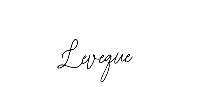 How to make Leveque signature? Bearetta-2O07w is a professional autograph style. Create handwritten signature for Leveque name. Leveque signature style 12 images and pictures png