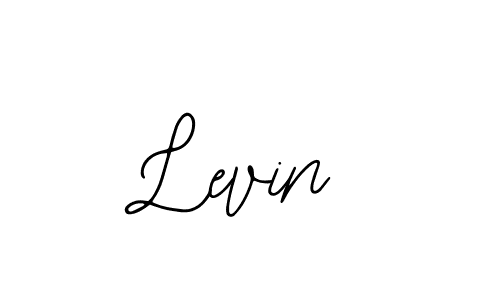 Use a signature maker to create a handwritten signature online. With this signature software, you can design (Bearetta-2O07w) your own signature for name Levin. Levin signature style 12 images and pictures png