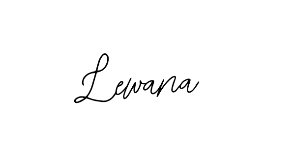 Design your own signature with our free online signature maker. With this signature software, you can create a handwritten (Bearetta-2O07w) signature for name Lewana. Lewana signature style 12 images and pictures png