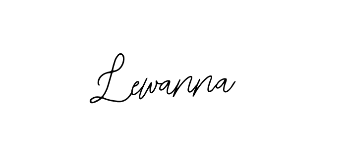 Design your own signature with our free online signature maker. With this signature software, you can create a handwritten (Bearetta-2O07w) signature for name Lewanna. Lewanna signature style 12 images and pictures png