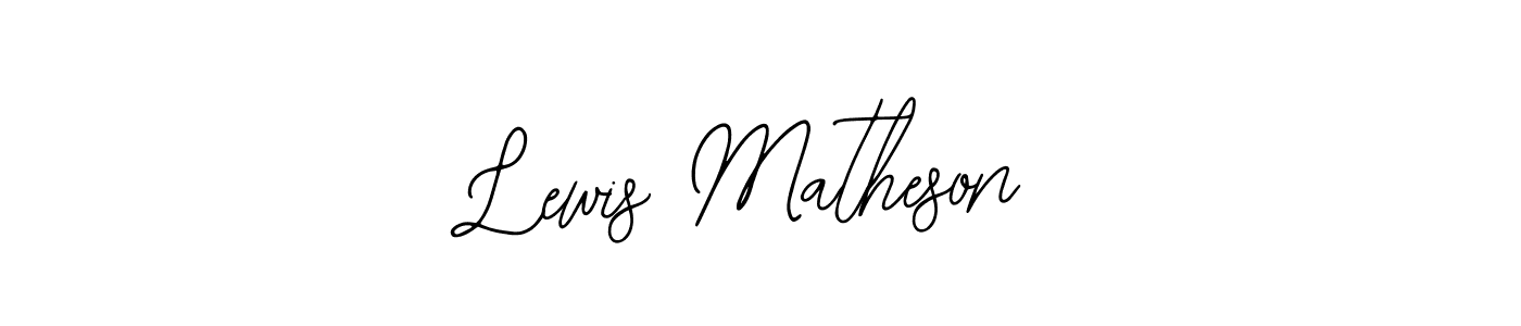 Lewis Matheson stylish signature style. Best Handwritten Sign (Bearetta-2O07w) for my name. Handwritten Signature Collection Ideas for my name Lewis Matheson. Lewis Matheson signature style 12 images and pictures png
