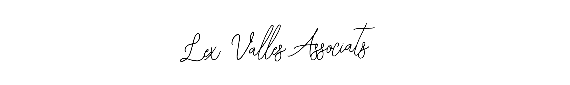 Create a beautiful signature design for name Lex Valles Associats. With this signature (Bearetta-2O07w) fonts, you can make a handwritten signature for free. Lex Valles Associats signature style 12 images and pictures png