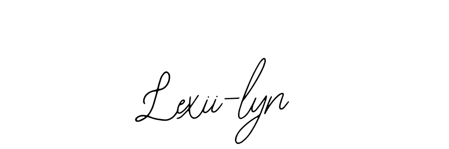 How to make Lexii-lyn signature? Bearetta-2O07w is a professional autograph style. Create handwritten signature for Lexii-lyn name. Lexii-lyn signature style 12 images and pictures png