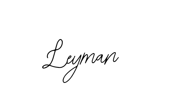 You should practise on your own different ways (Bearetta-2O07w) to write your name (Leyman) in signature. don't let someone else do it for you. Leyman signature style 12 images and pictures png