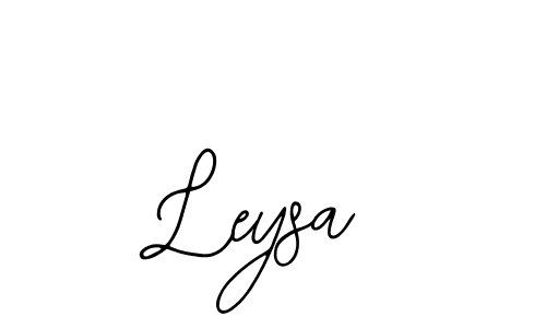 How to make Leysa name signature. Use Bearetta-2O07w style for creating short signs online. This is the latest handwritten sign. Leysa signature style 12 images and pictures png