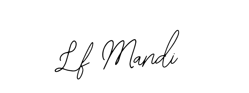 if you are searching for the best signature style for your name Lf Mandi. so please give up your signature search. here we have designed multiple signature styles  using Bearetta-2O07w. Lf Mandi signature style 12 images and pictures png