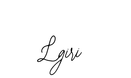 Design your own signature with our free online signature maker. With this signature software, you can create a handwritten (Bearetta-2O07w) signature for name Lgiri. Lgiri signature style 12 images and pictures png