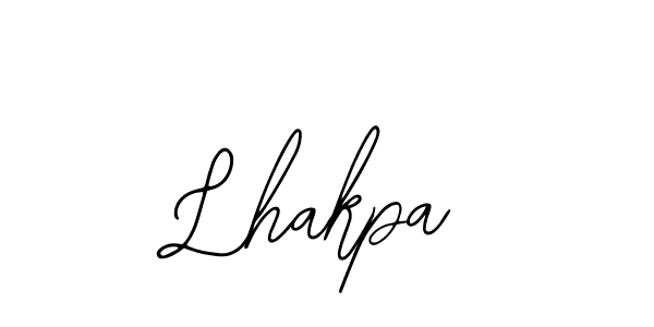 if you are searching for the best signature style for your name Lhakpa. so please give up your signature search. here we have designed multiple signature styles  using Bearetta-2O07w. Lhakpa signature style 12 images and pictures png