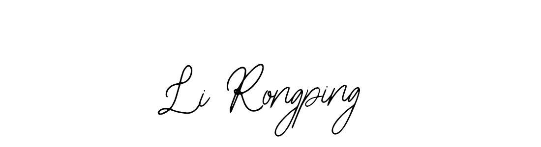 Similarly Bearetta-2O07w is the best handwritten signature design. Signature creator online .You can use it as an online autograph creator for name Li Rongping. Li Rongping signature style 12 images and pictures png