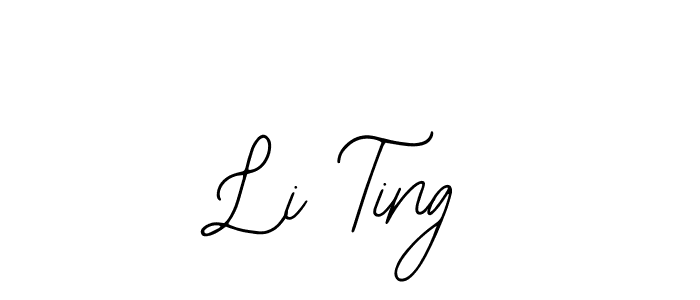 Also we have Li Ting name is the best signature style. Create professional handwritten signature collection using Bearetta-2O07w autograph style. Li Ting signature style 12 images and pictures png