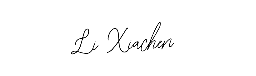 Use a signature maker to create a handwritten signature online. With this signature software, you can design (Bearetta-2O07w) your own signature for name Li Xiachen. Li Xiachen signature style 12 images and pictures png