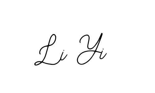 How to make Li Yi signature? Bearetta-2O07w is a professional autograph style. Create handwritten signature for Li Yi name. Li Yi signature style 12 images and pictures png