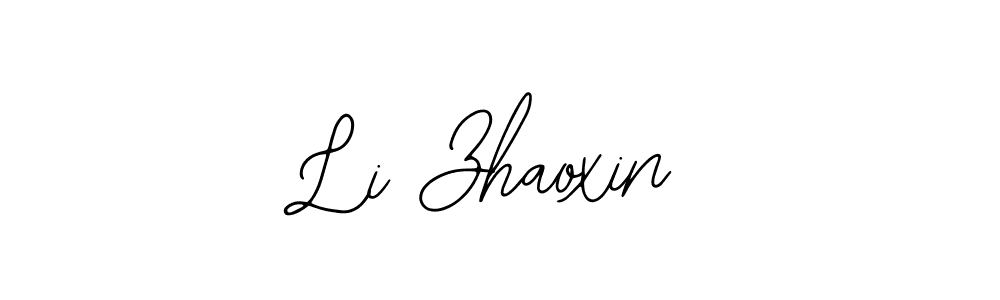 Make a beautiful signature design for name Li Zhaoxin. Use this online signature maker to create a handwritten signature for free. Li Zhaoxin signature style 12 images and pictures png