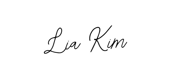 Similarly Bearetta-2O07w is the best handwritten signature design. Signature creator online .You can use it as an online autograph creator for name Lia Kim. Lia Kim signature style 12 images and pictures png