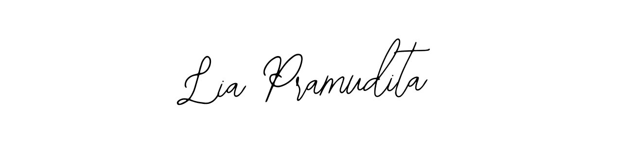 This is the best signature style for the Lia Pramudita name. Also you like these signature font (Bearetta-2O07w). Mix name signature. Lia Pramudita signature style 12 images and pictures png