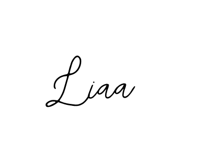 The best way (Bearetta-2O07w) to make a short signature is to pick only two or three words in your name. The name Liaa include a total of six letters. For converting this name. Liaa signature style 12 images and pictures png