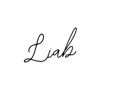 How to make Liab name signature. Use Bearetta-2O07w style for creating short signs online. This is the latest handwritten sign. Liab signature style 12 images and pictures png