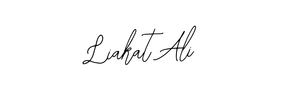 Design your own signature with our free online signature maker. With this signature software, you can create a handwritten (Bearetta-2O07w) signature for name Liakat Ali. Liakat Ali signature style 12 images and pictures png