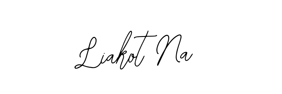 Design your own signature with our free online signature maker. With this signature software, you can create a handwritten (Bearetta-2O07w) signature for name Liakot Na. Liakot Na signature style 12 images and pictures png