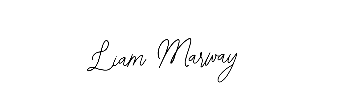 You should practise on your own different ways (Bearetta-2O07w) to write your name (Liam Marway) in signature. don't let someone else do it for you. Liam Marway signature style 12 images and pictures png