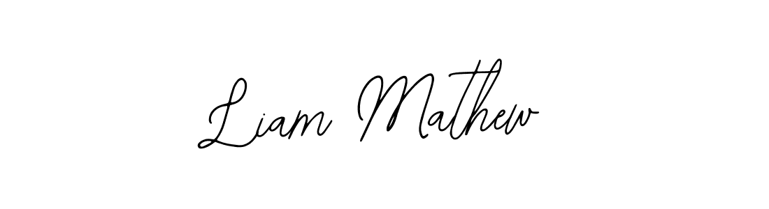 How to make Liam Mathew signature? Bearetta-2O07w is a professional autograph style. Create handwritten signature for Liam Mathew name. Liam Mathew signature style 12 images and pictures png